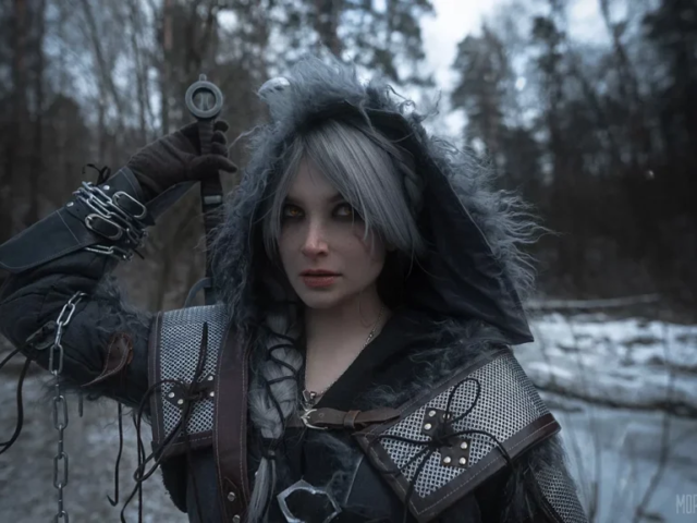 Косплей Цири из игры The Witcher 4 Софья Суворова PURR_KA