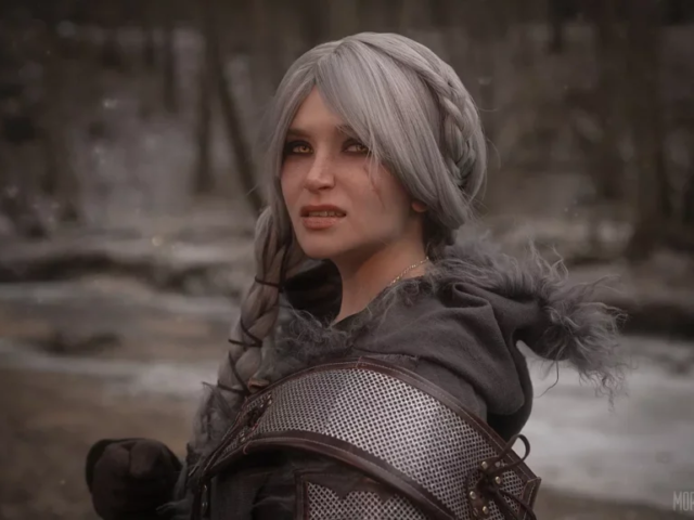 Косплей Цири из игры The Witcher 4 Софья Суворова PURR_KA